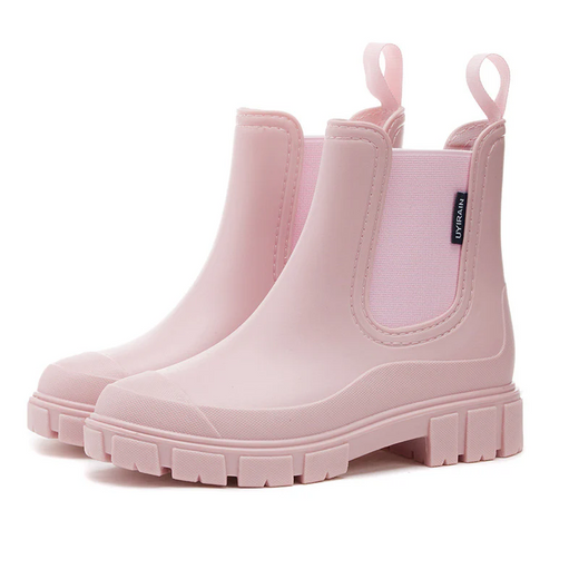 Women's Chelsea Rain Boots Waterproof Anti-Slip Outdoor