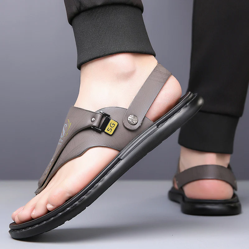 Drift Men's 2-Way Summer Sandals – Convertible Slides with Adjustable Backstrap