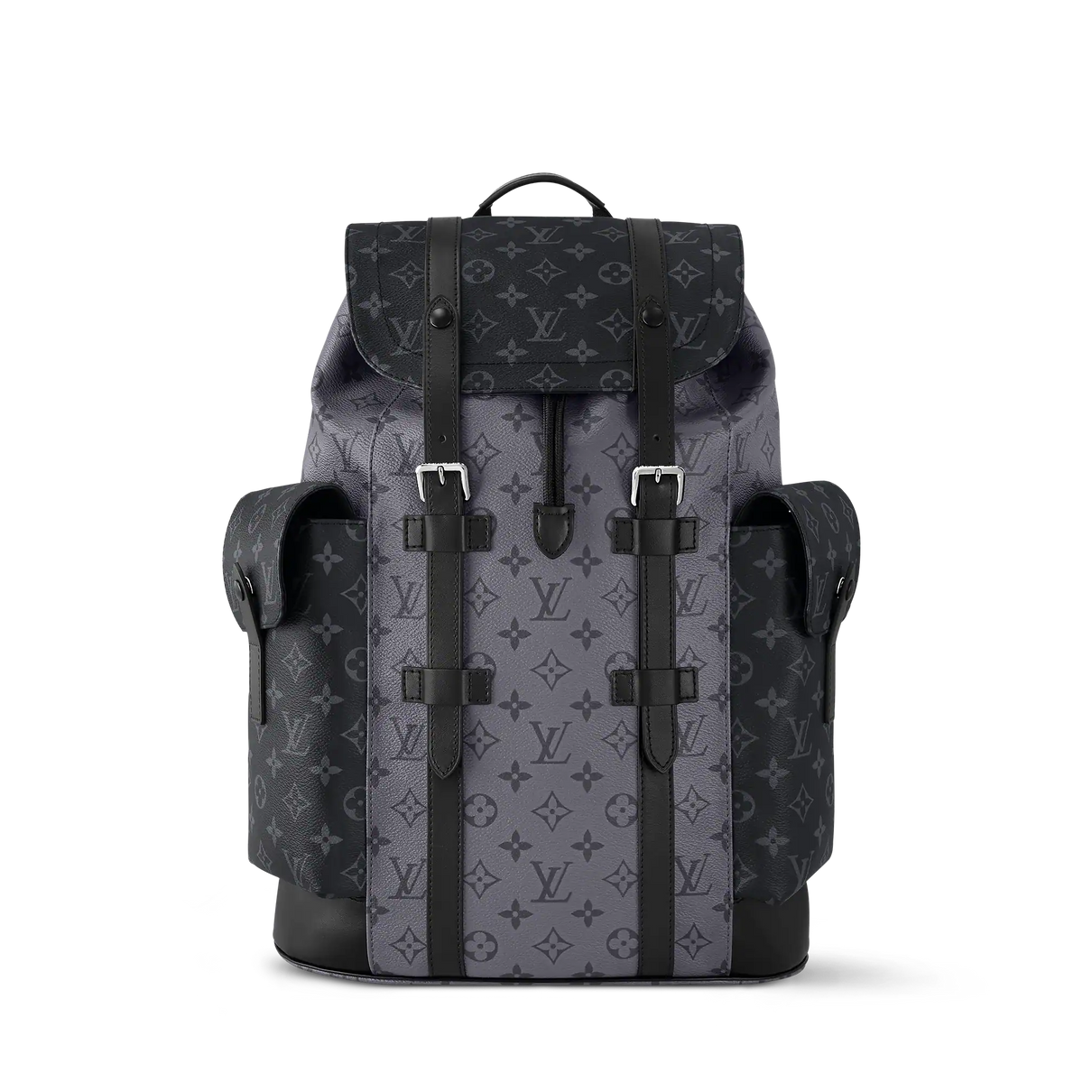 Christopher MM Backpack Monogram Eclipse Canvas Khaki Shoes