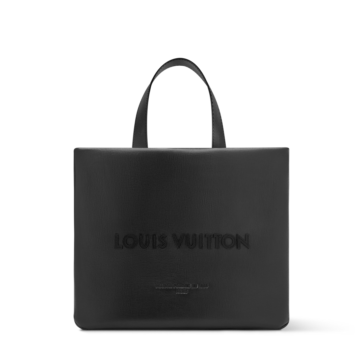 Mini Shopper Tote Monogram Calf Leather Safran Yellow
