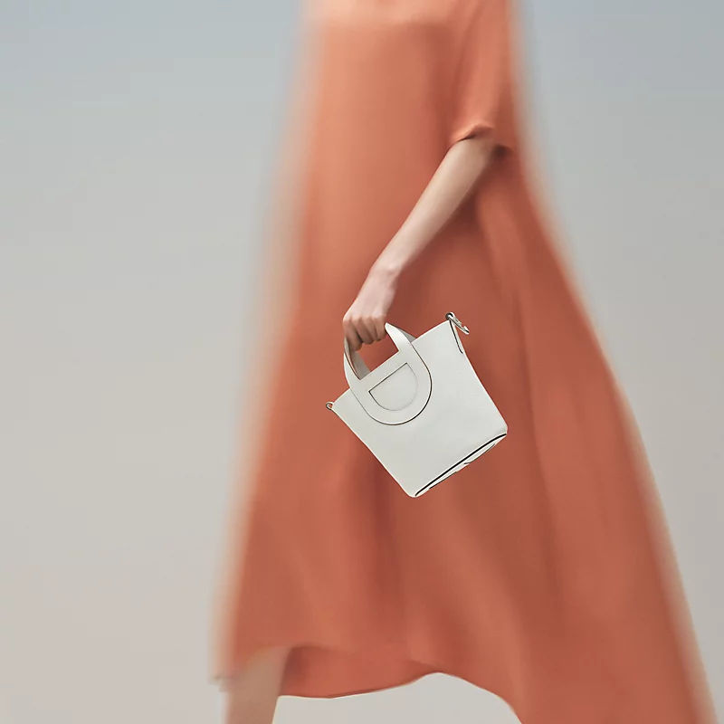 In-the-Loop 18 Luxury Handbag With Taurillon Clemence And Swift Calfskin Chaine d'Ancre Closure