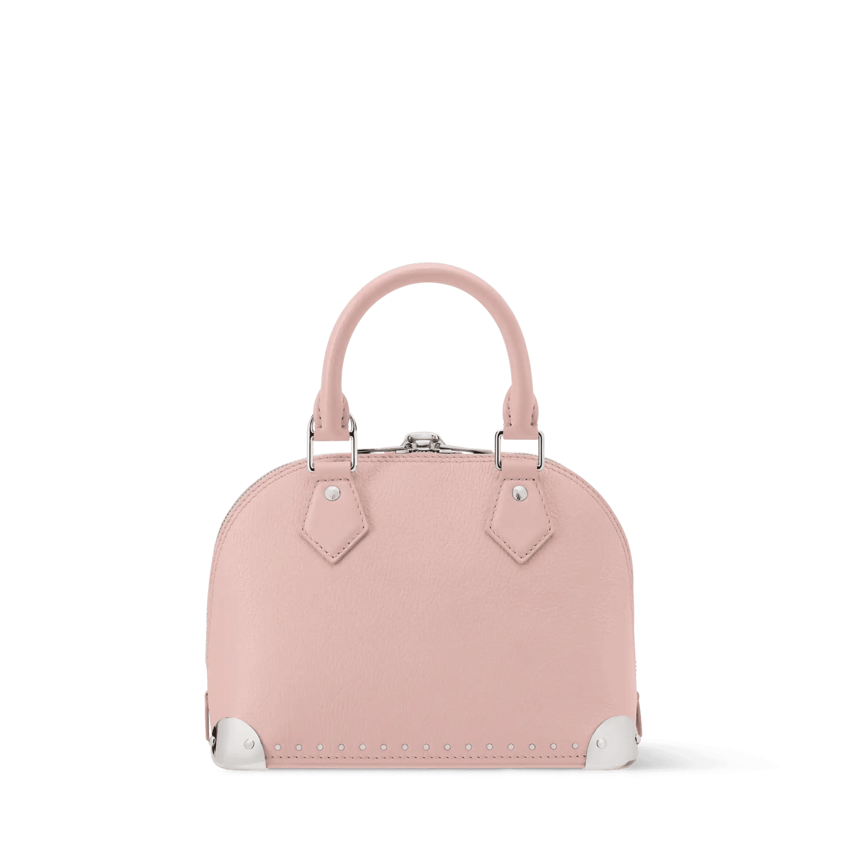 Alma Trunk BB Petal Pink Calfskin Leather Crossbody Bag