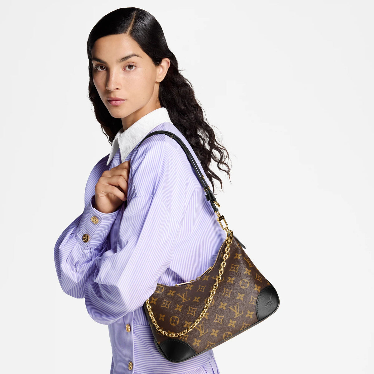 Boulogne PM Monogram Coated Canvas Crossbody Bag M45831