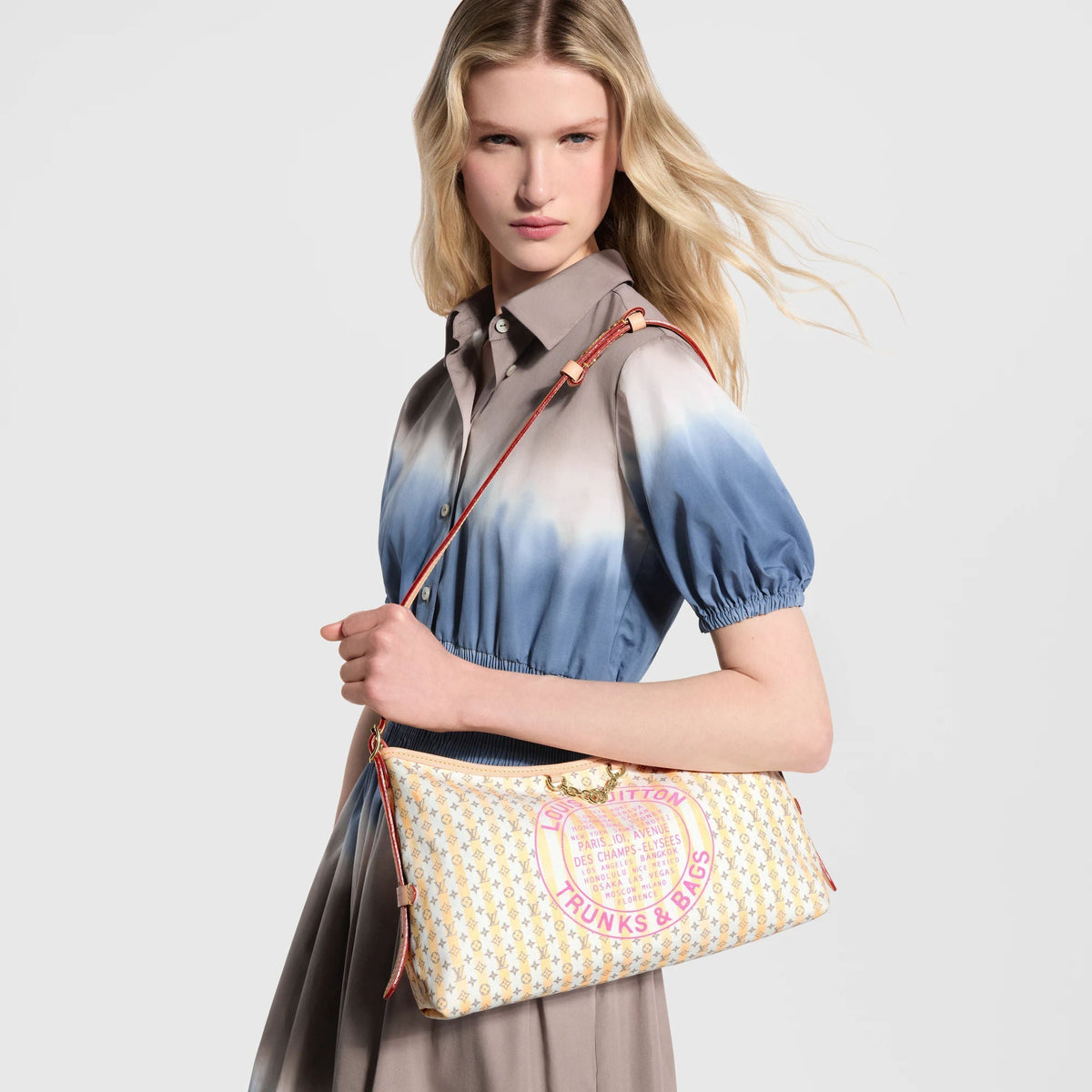 Carryall East West Banana Monogram Coated Canvas Tote Bag M29139