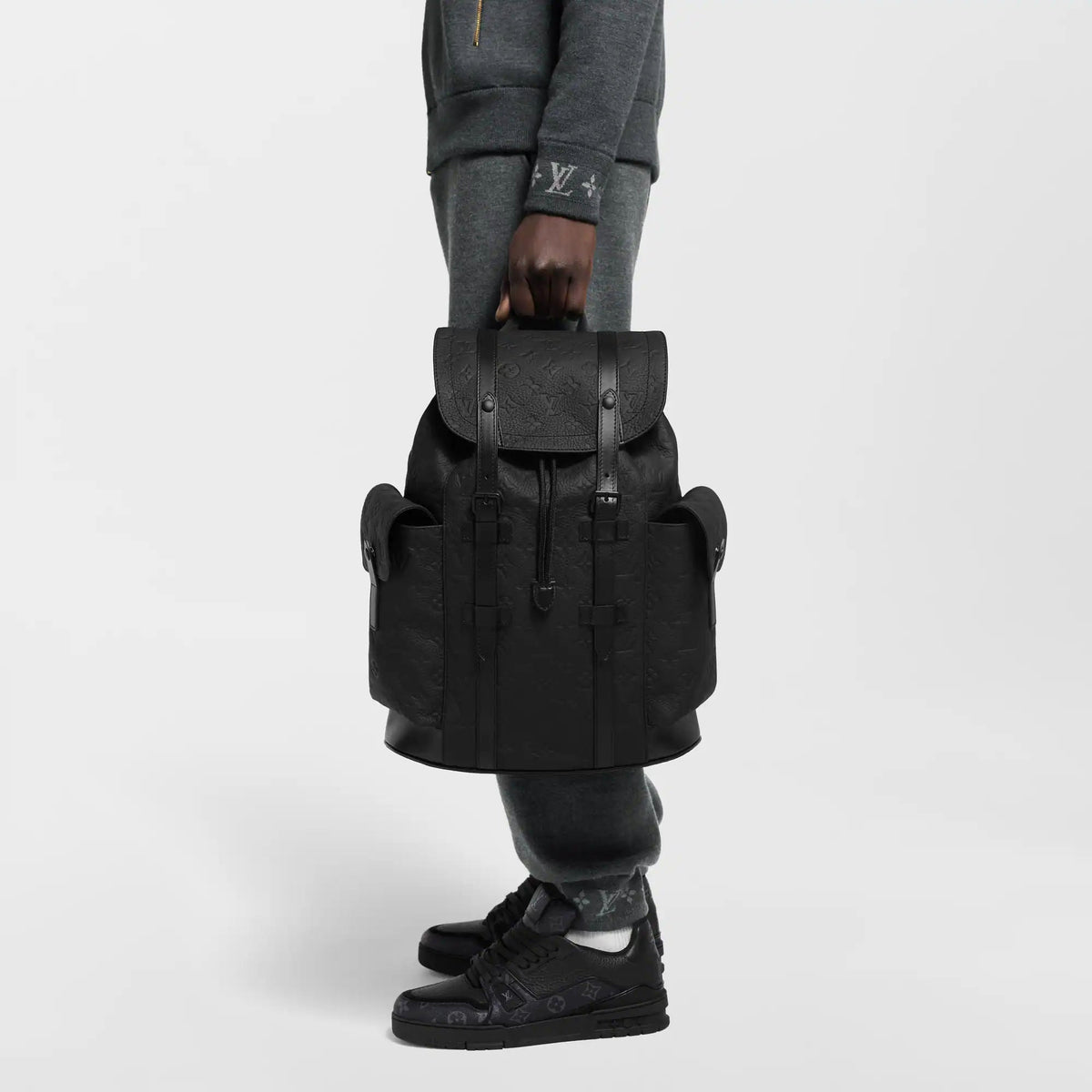 Christopher MM Backpack Monogram Taurillon Leather Shoes