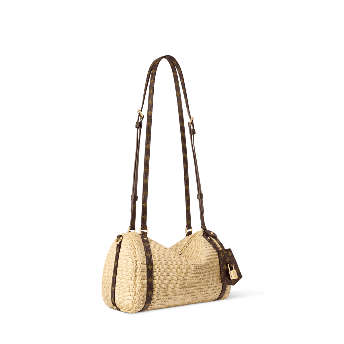 Express PM Raffia-Effect Canvas Tote Bag