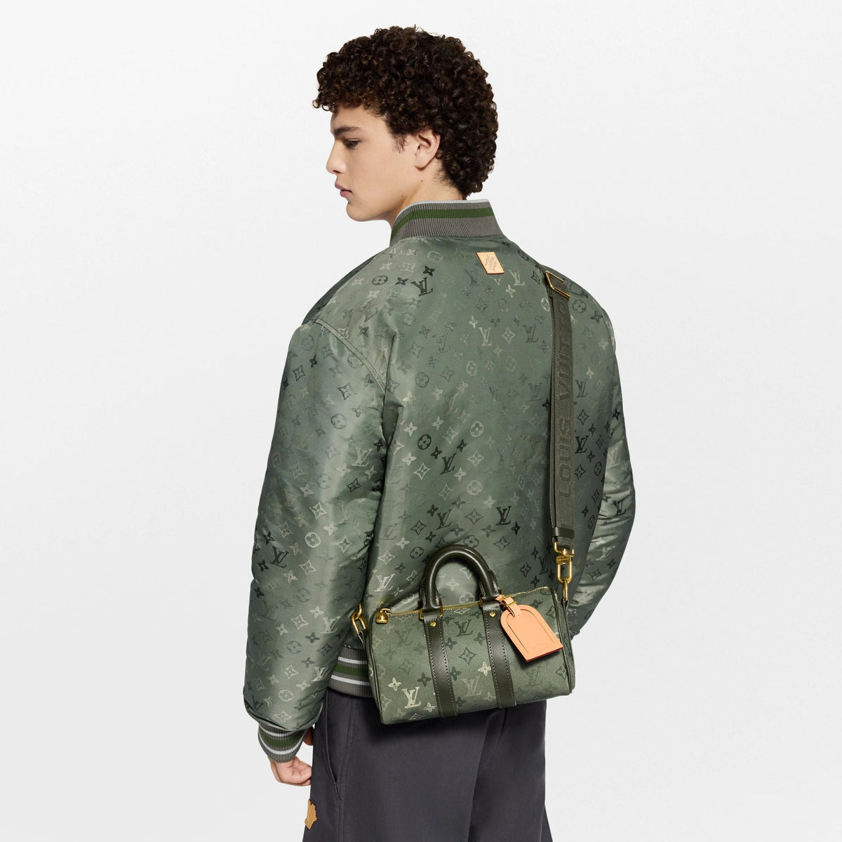 Keepall Bandoulière 25 Khaki Shoes