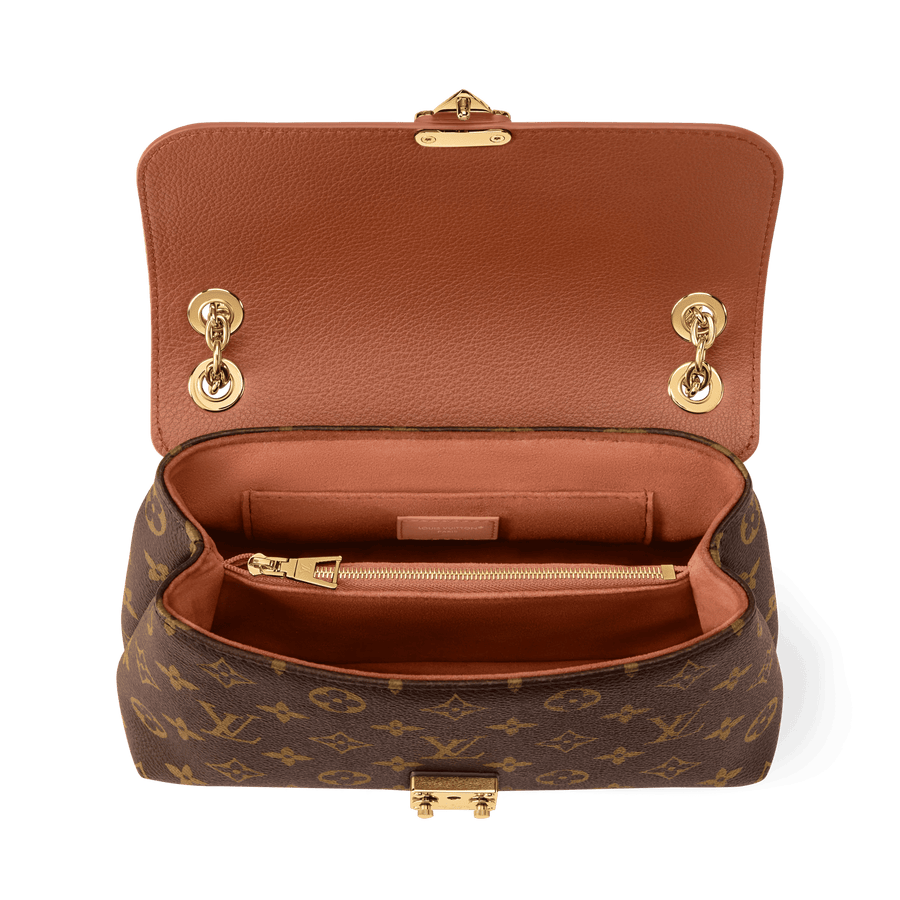 Madeleine PM Monogram Cognac Canvas Shoulder Bag