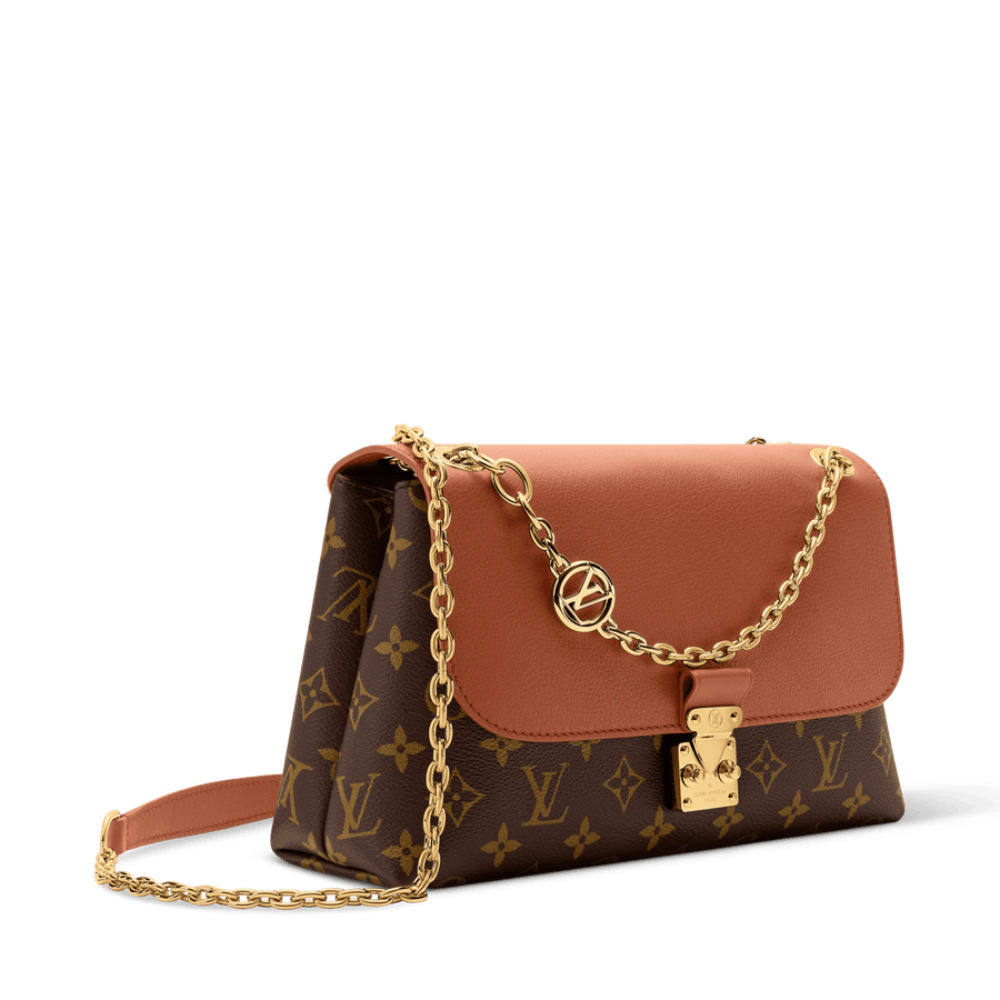 Madeleine PM Monogram Cognac Canvas Shoulder Bag
