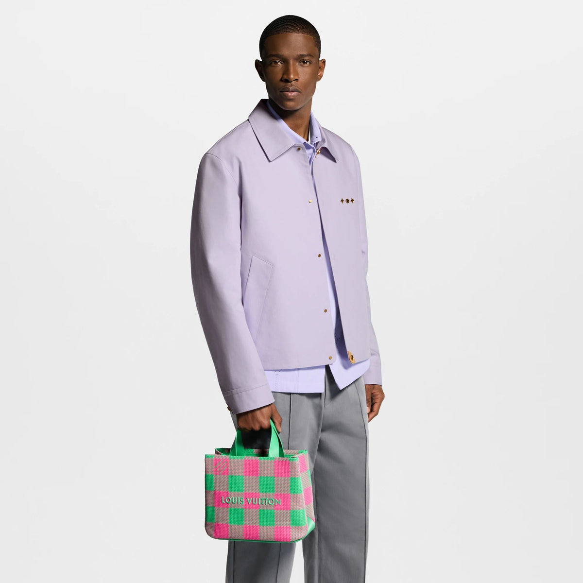 Mini Shopper Tote Monogram Calf Leather