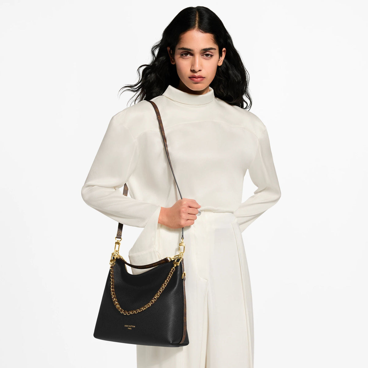 Multipass Calfskin Canvas Tote Bag
