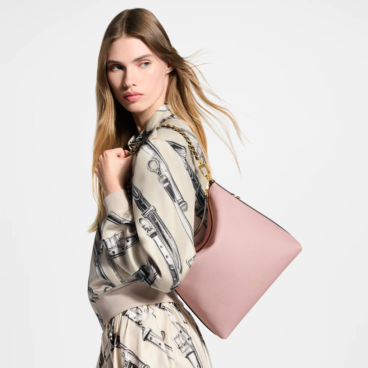 Multipass Petal Pink Calfskin Handbag M2A063