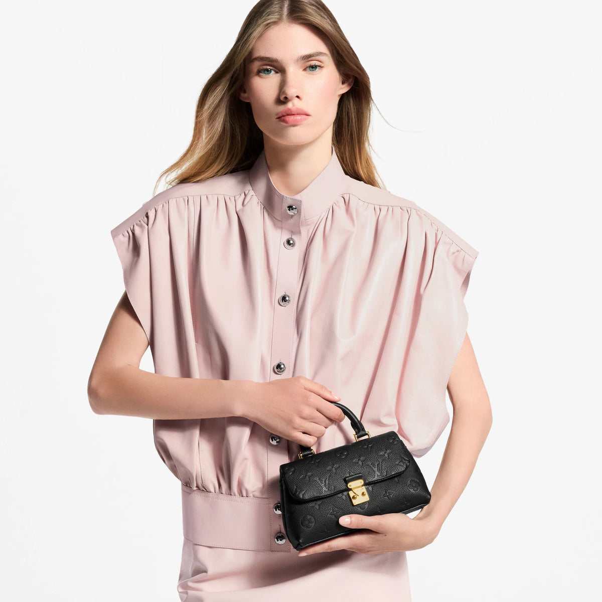 Nano Madeleine Monogram Empreinte Leather Bag
