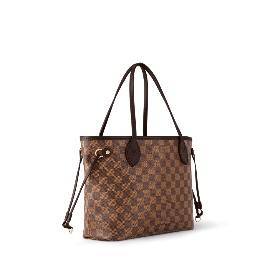 Neverfull PM Damier Ebene Coated Canvas Tote Bag