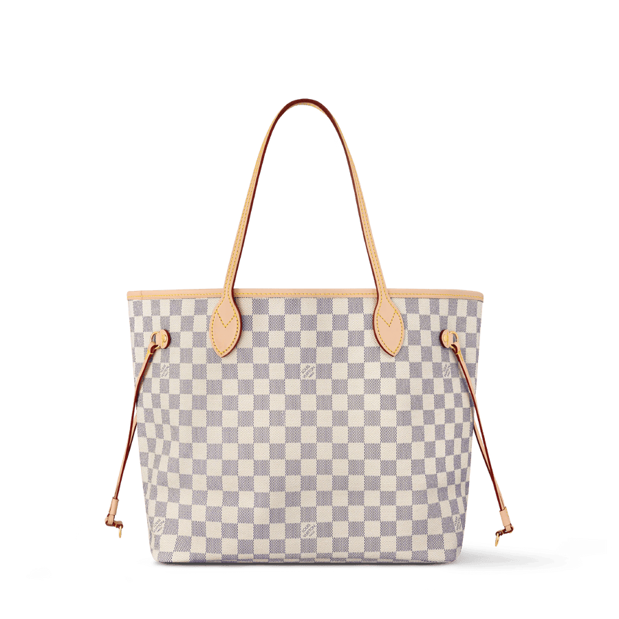 Neverfull MM Damier Azur Canvas Tote