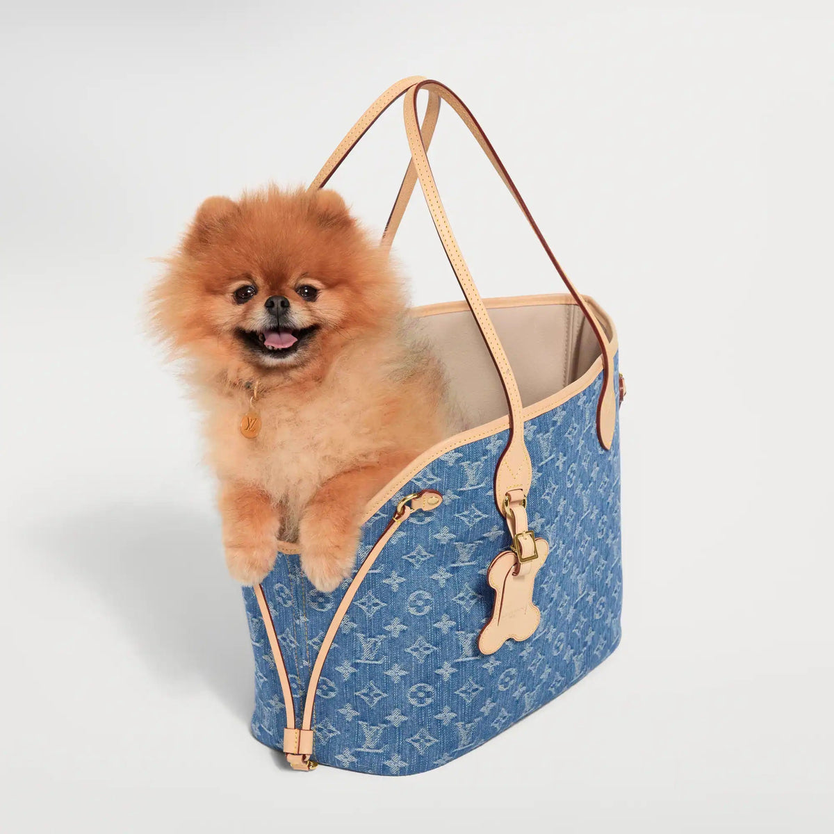 Monogram Denim Neverwoof MM M28052 Collection