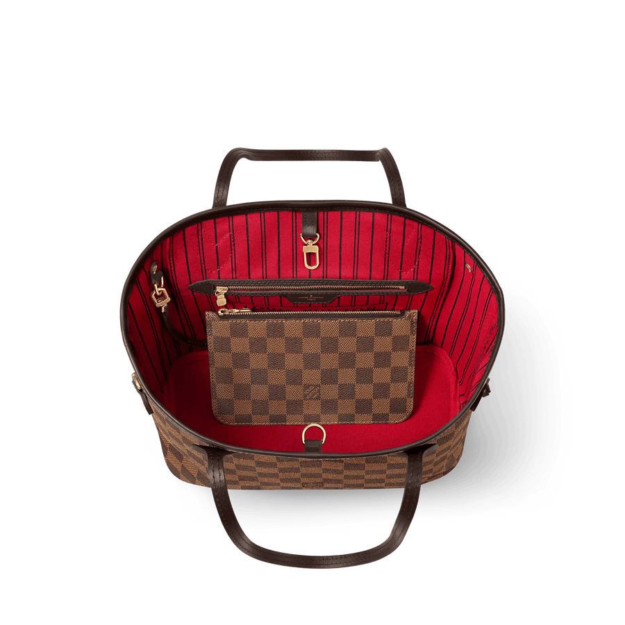Neverfull PM Damier Ebene Coated Canvas Tote Bag