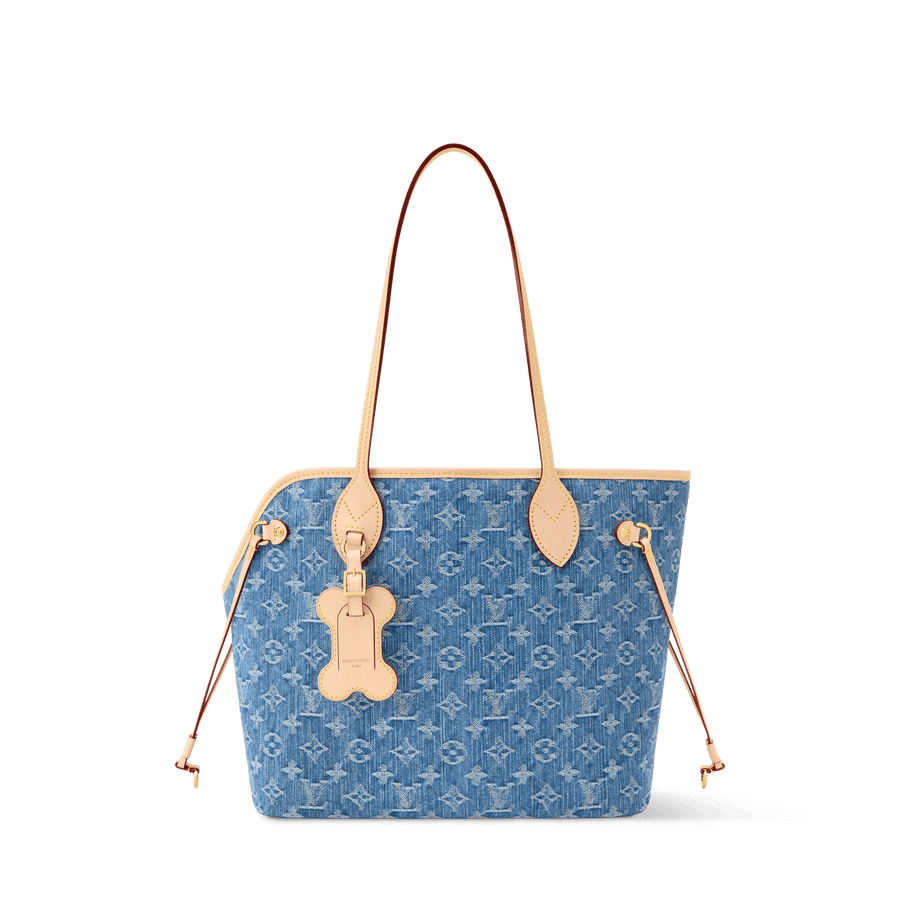 Monogram Denim Neverwoof MM M28052 Collection Handbag