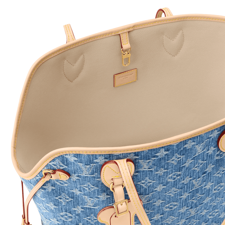 Monogram Denim Neverwoof MM M28052 Collection Handbag