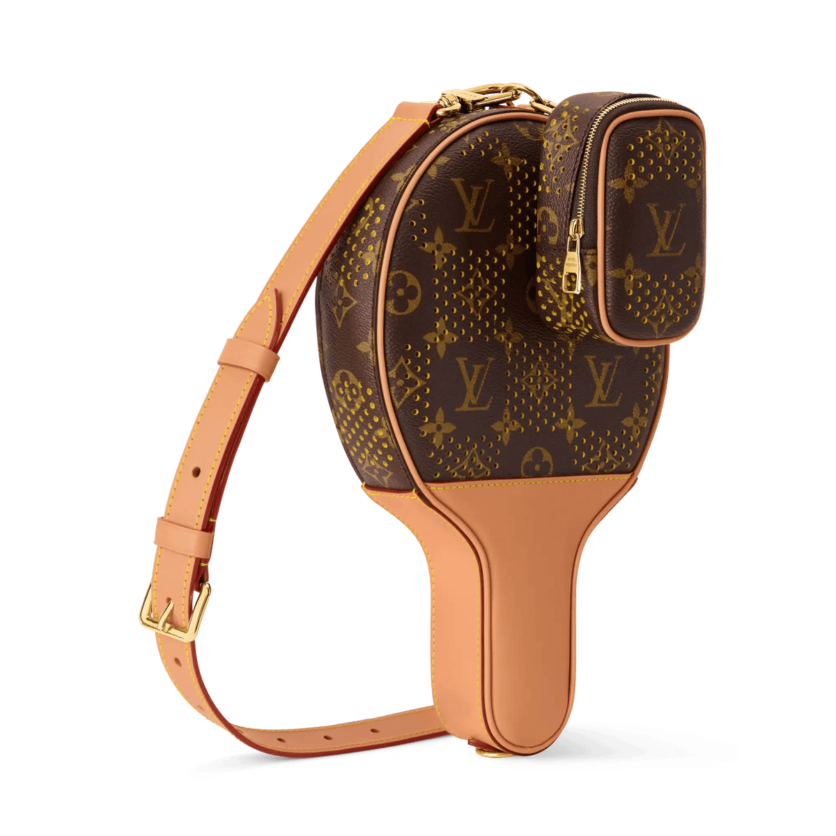 Ping Pong Bag Monogram Grid Canvas