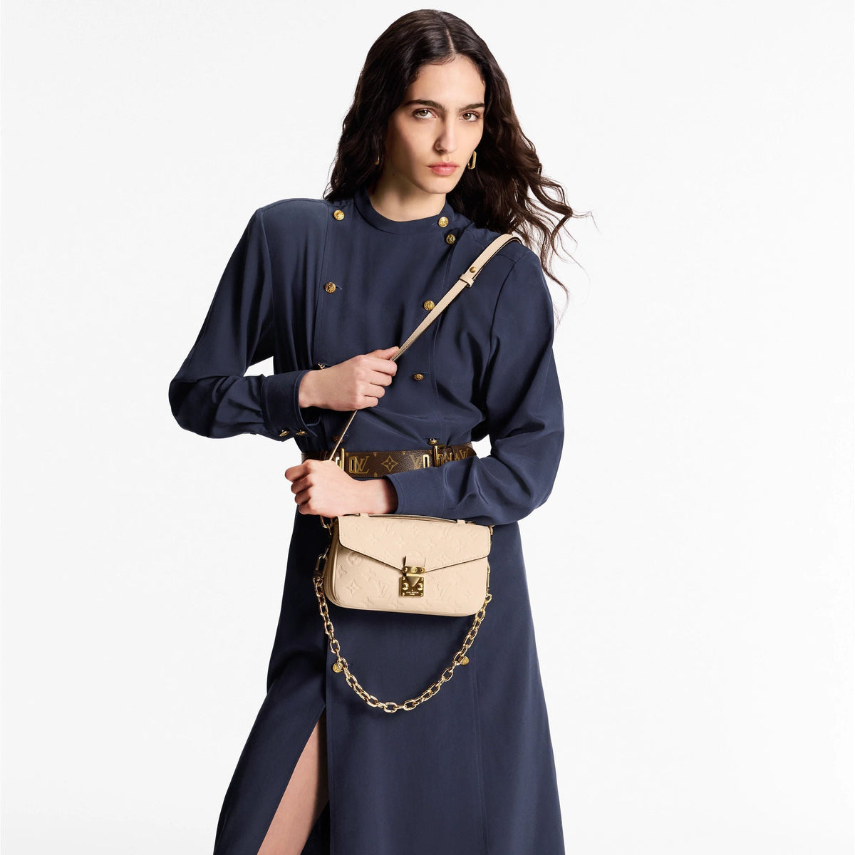 Pochette Métis East-West Monogram Empreinte Leather Bag