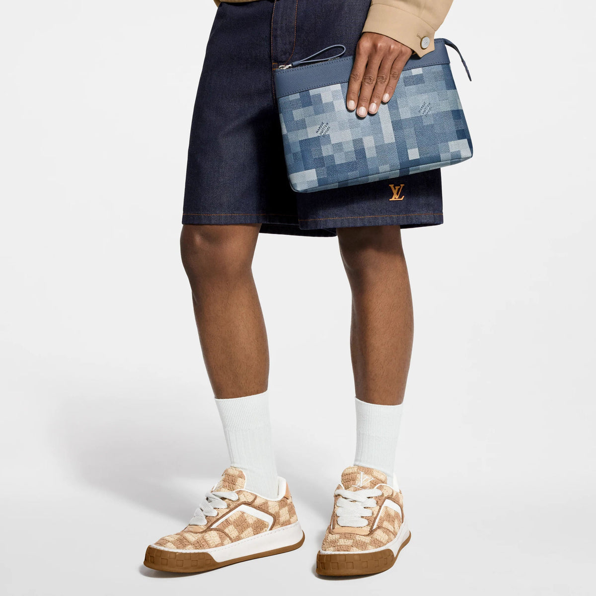 Pochette Voyage Souple Damoflage Denim Blue M28846 Collection