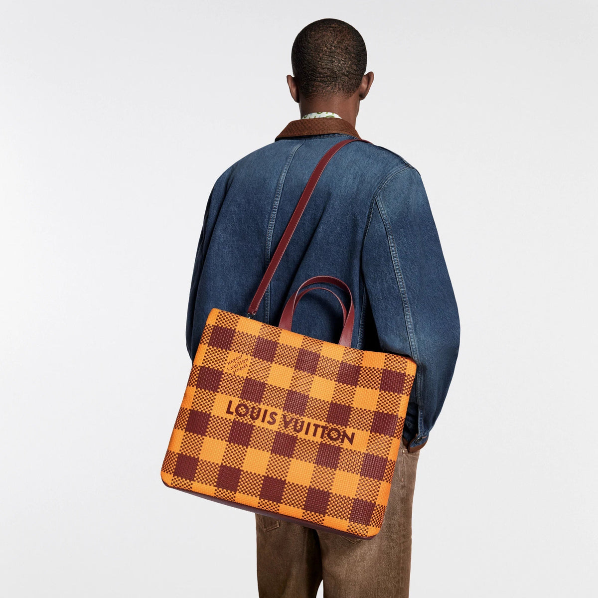Shopper Tote MM Damier Mustard Shoes