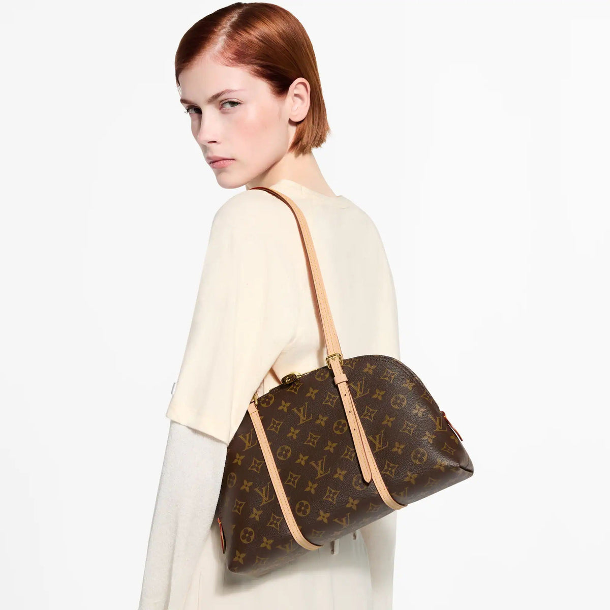 Squire PM Monogram Canvas Tote Bag