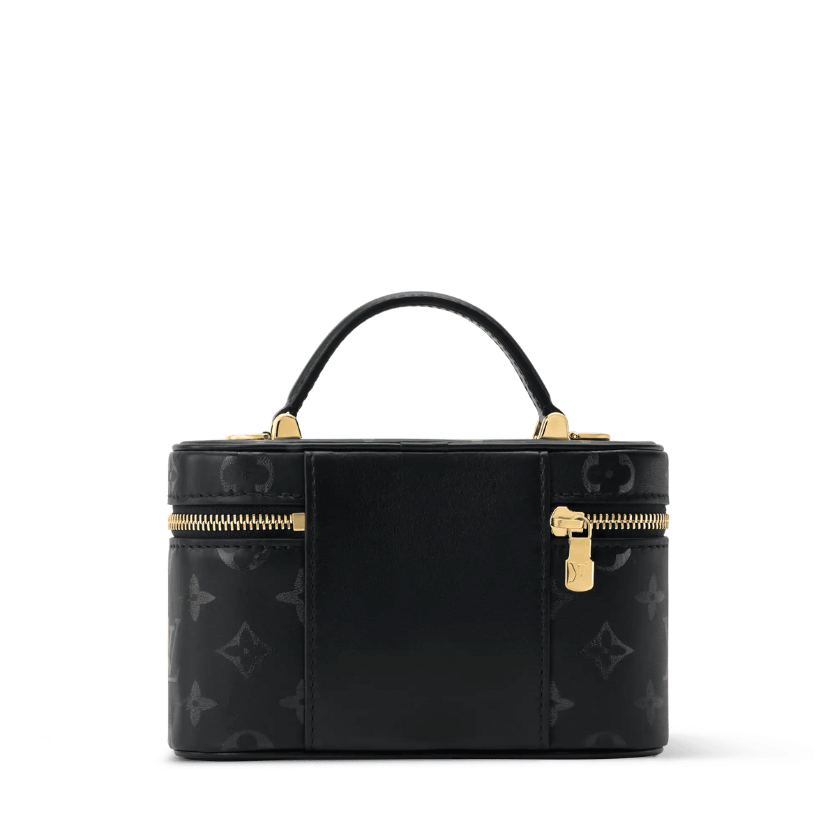 Vanity Chain Monogram Ink Calfskin Pouch