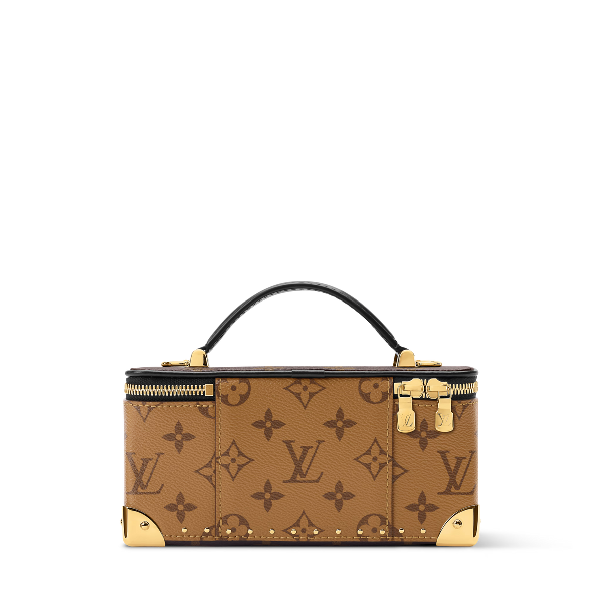 Vanity Case Pouch Trunk Nano Bag Monogram Reverse Gold-Toned Hardware