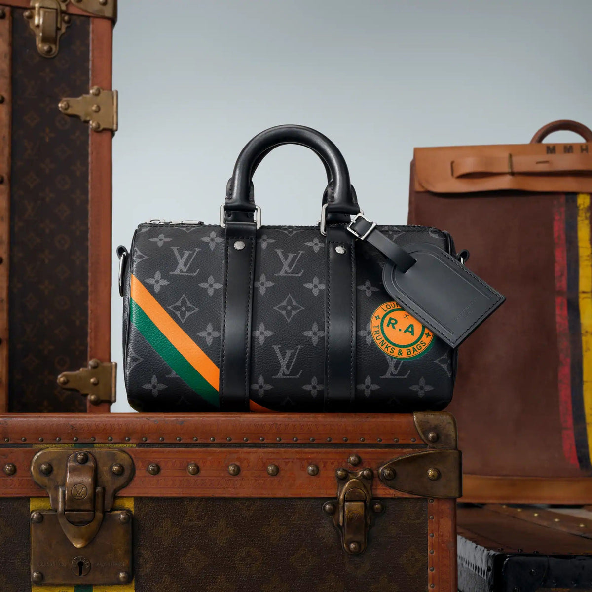 Keepall 25 Bandoulière Bag Monogram Eclipse Reverse Shoes