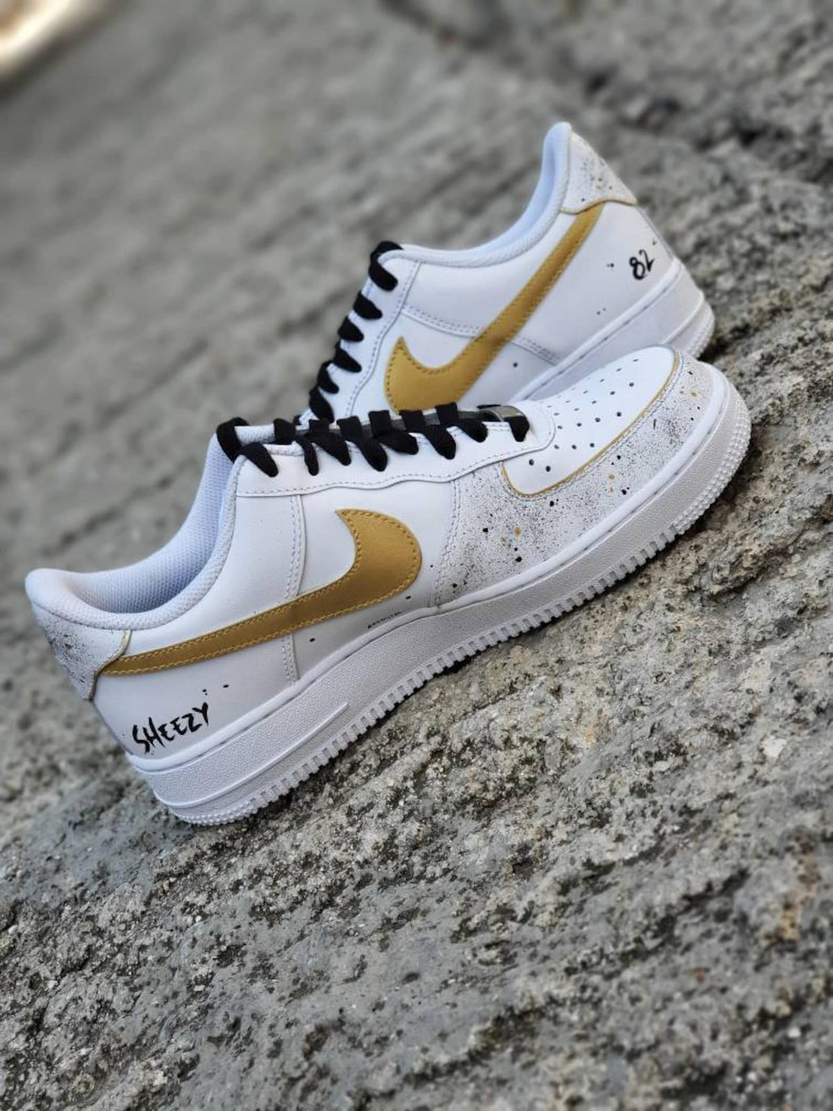 Custom Drip Nike Swoosh/ Custom shoes/ Drip / Hand painted AF1/Nike Custom kicks/ Handmade sneakers/ Custom Swoosh