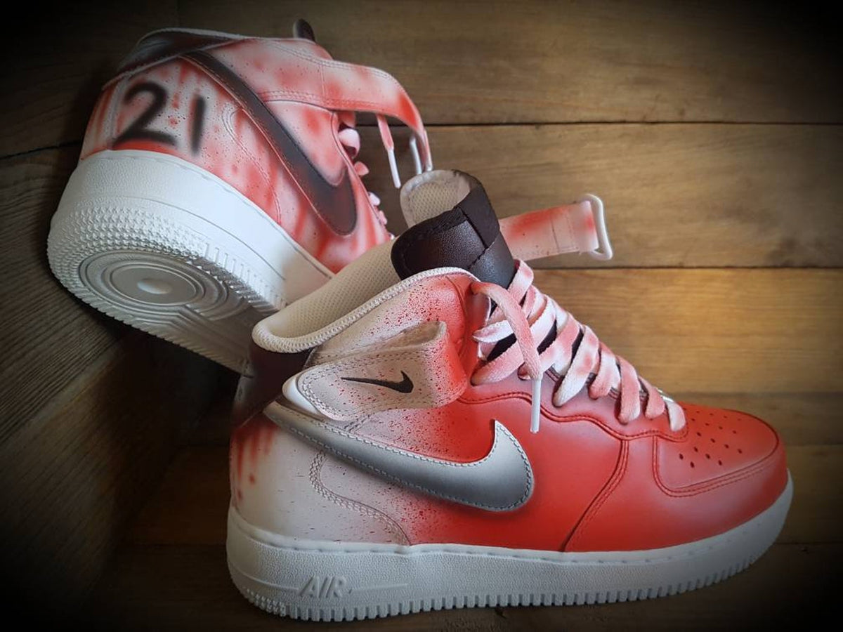 Personalised Custom Painted Air Force 1 Mid Boot/Sneakers/Shoes/Kicks/Premium