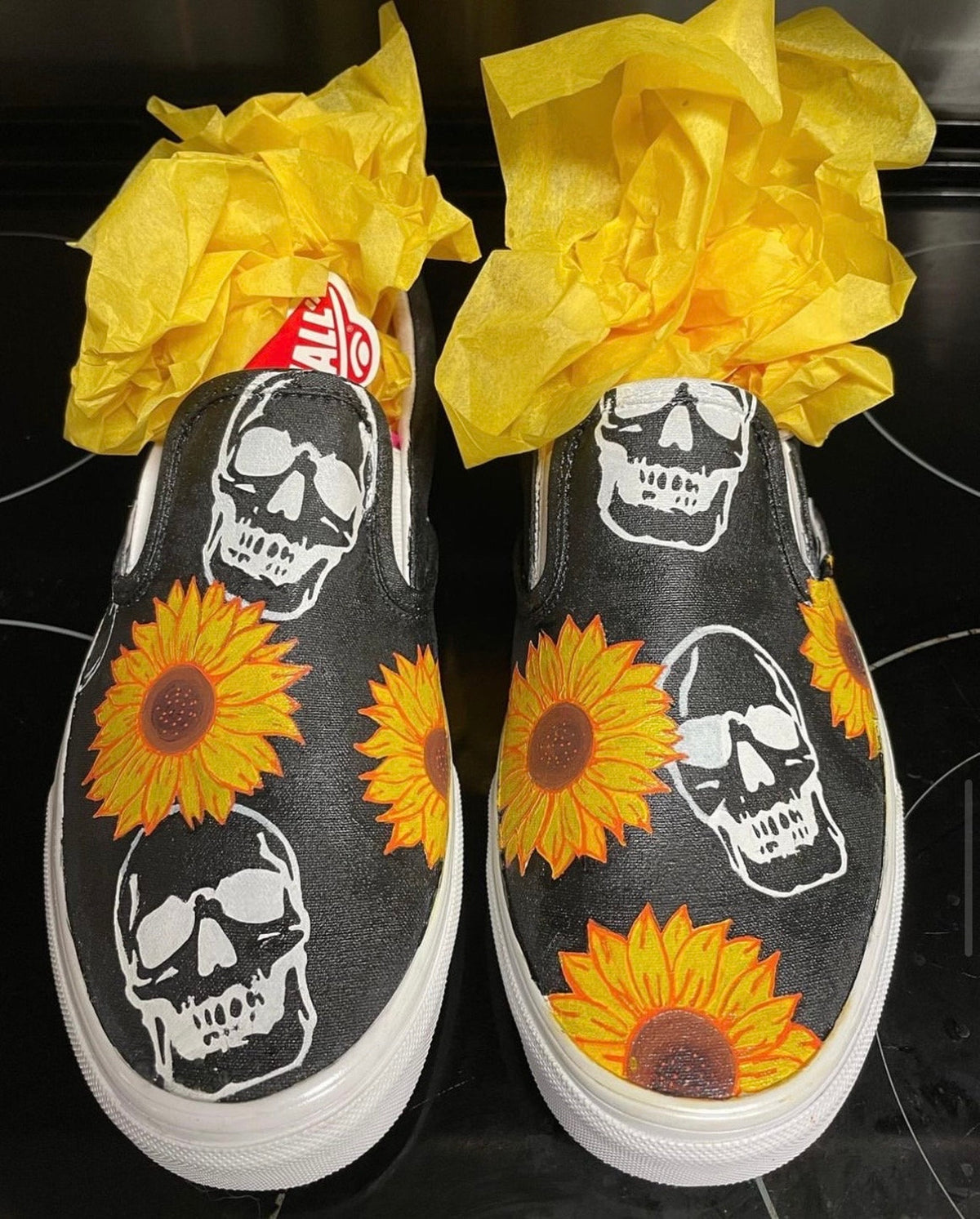 Custom Hand Painted VANS slip on shoes, character shoes, personalized, portrait shoes, painted shoes, customize vans