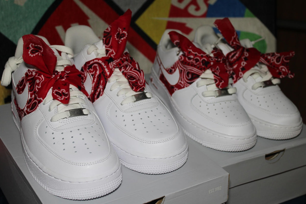 Custom Bandana AF1s Sneakers