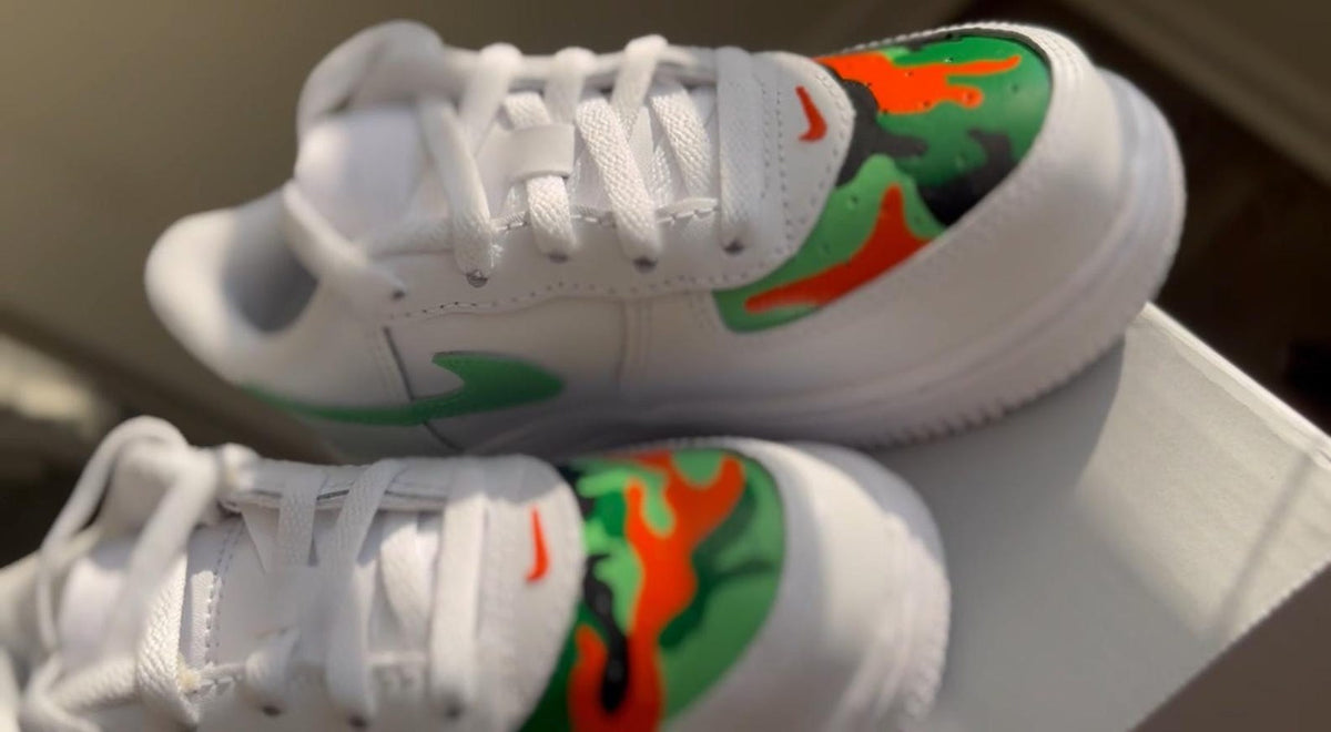 Custom Shoes : Dinosaur and Camo (or ANY theme)