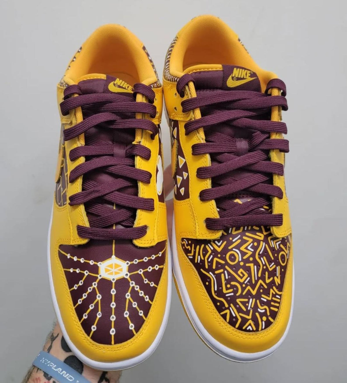Custom Hand Painted Nike Arizona State Dunks