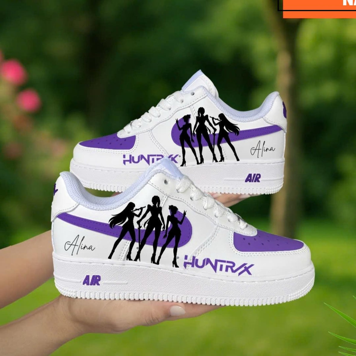 Kpop Demon Hunter custom shoe, Kids Shoes, Baby sneakers, Hand painted air force 1, custom kicks