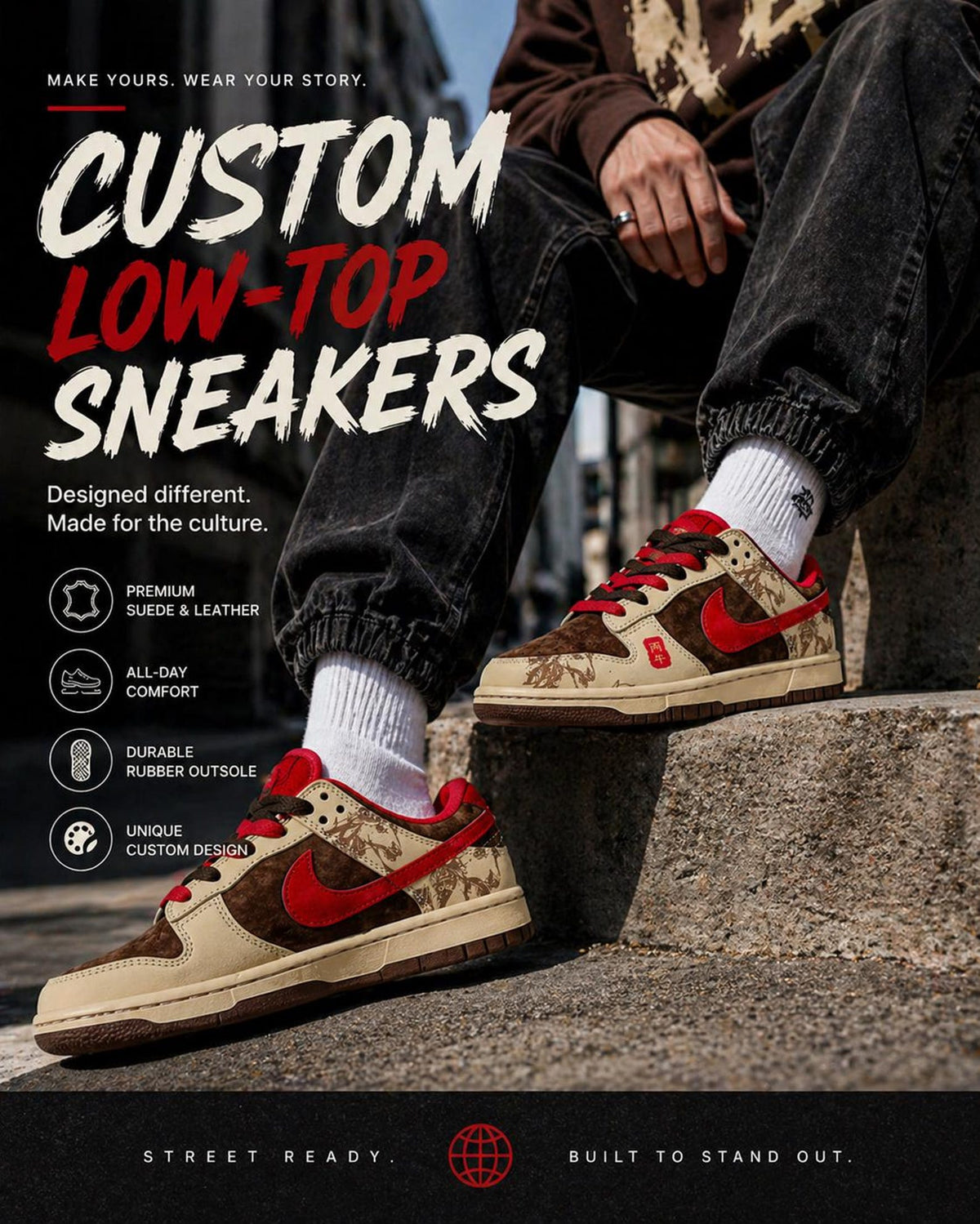 Custom dunk Style 2026 edition Sneakers, Inspired, Low Top Streetwear Shoes, inspired