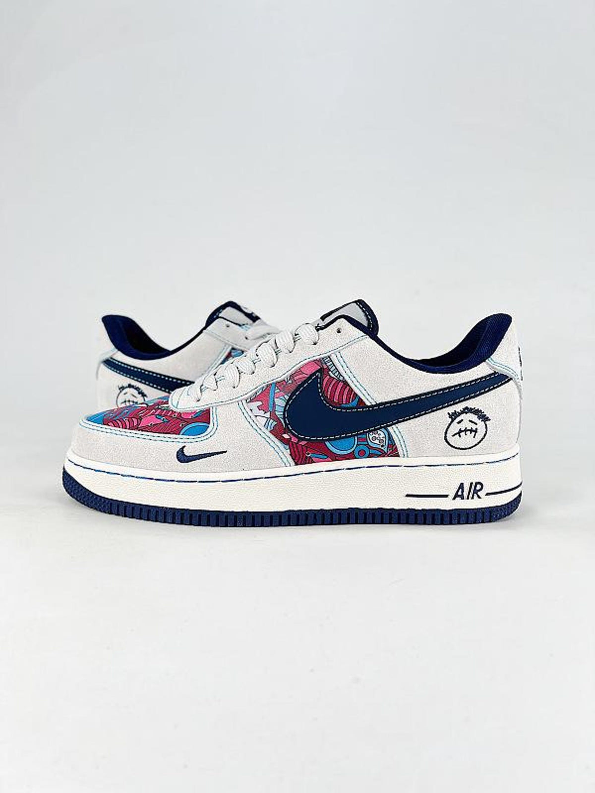 Custom Abstract AF1 Sneakers, Hand-Painted Dripping Design, Wearable Art, abstract
