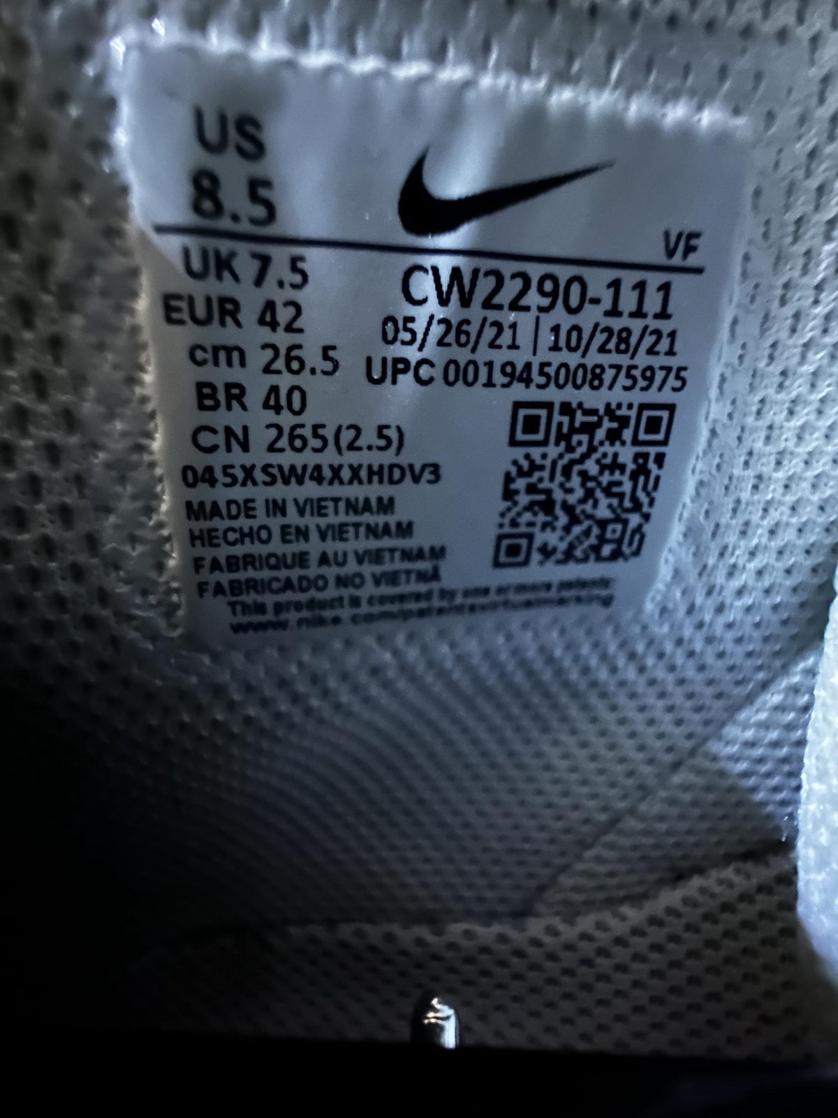 Size 8.5- LV x Sup Custom Red Nike Air Force 1