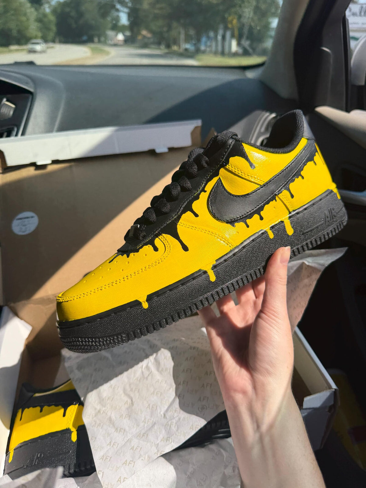 Custom Drip Nike Air Force Ones