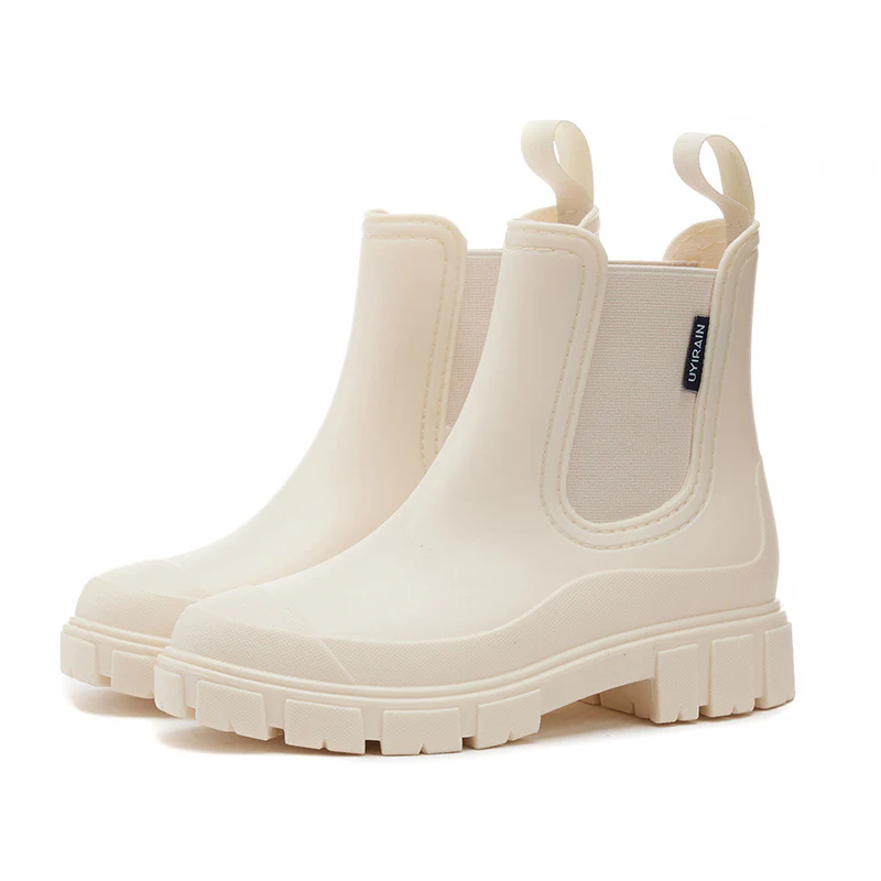 Women's Chelsea Rain Boots Waterproof Anti-Slip Outdoor