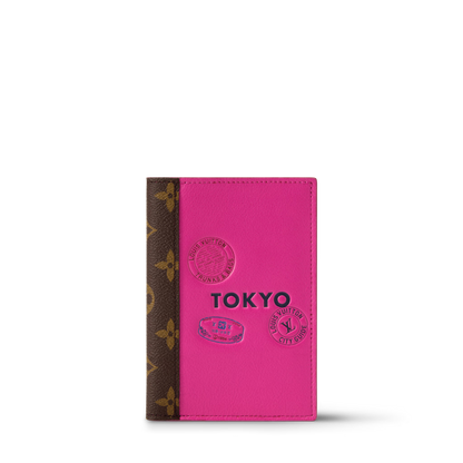 Passport Cover City Guide Cowhide Leather Travel Wallet M28496