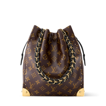 Noé Trunk Tan Calfskin Leather Bucket Bag M29131