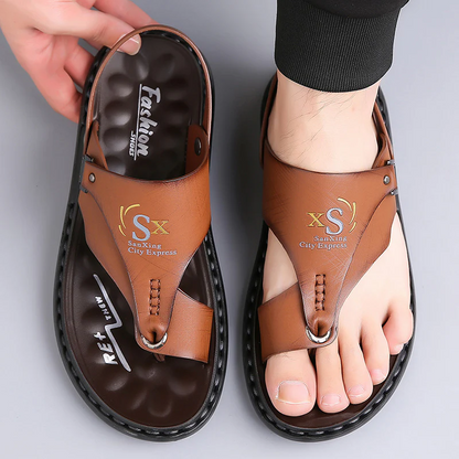 Drift Men's 2-Way Summer Sandals – Convertible Slides with Adjustable Backstrap