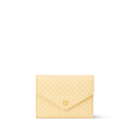 Victorine Minigram Calfskin Compact Wallet M29412