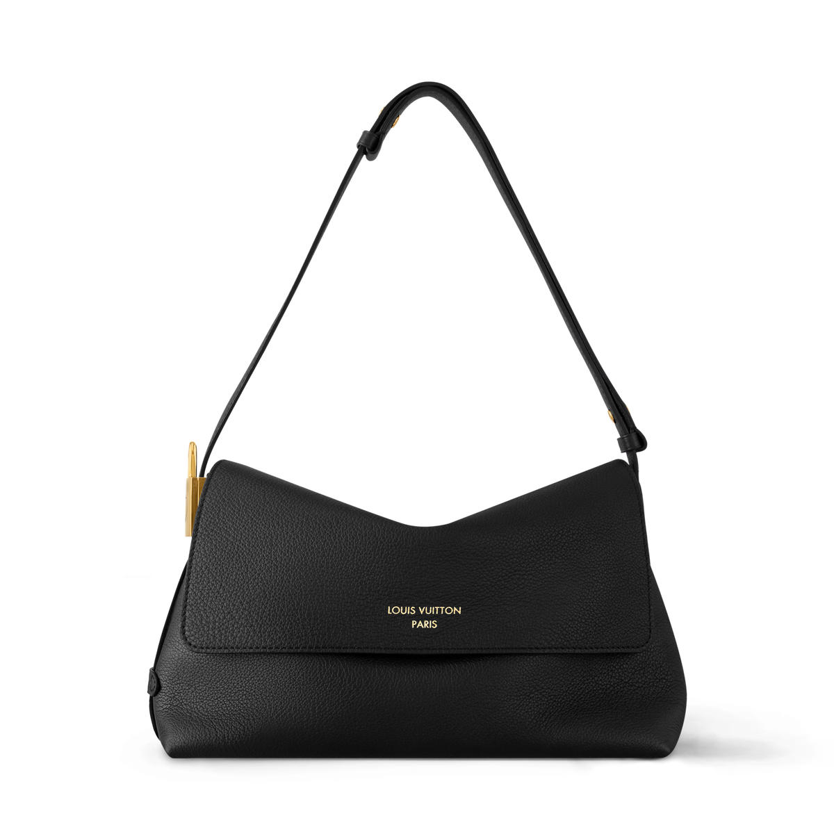 Low Key Messenger Cognac Calfskin Leather Flap Bag M13151