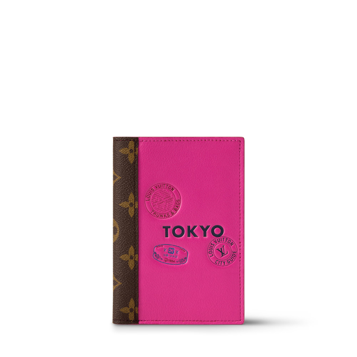Passport Cover City Guide Cowhide Leather Travel Wallet M29101