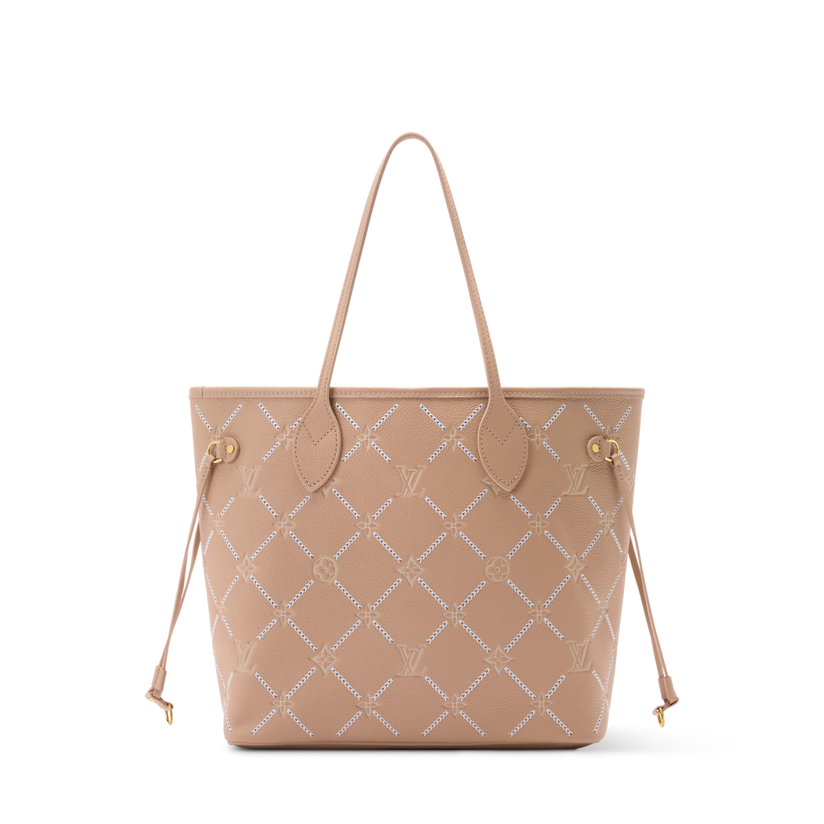Neverfull MM Light Bliss Monogram Empreinte Leather Tote Bag M28527